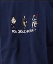 MKKHL44045 MK MICHEL KLEIN HOMME(MKミッシェルクランオム) カットソー／刺繍Tシャツ ネイビー