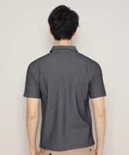 MKKHL87079 MK MICHEL KLEIN HOMME(MKミッシェルクランオム) ポロシャツ／ワンダーフェイスハニカム ダークブルー