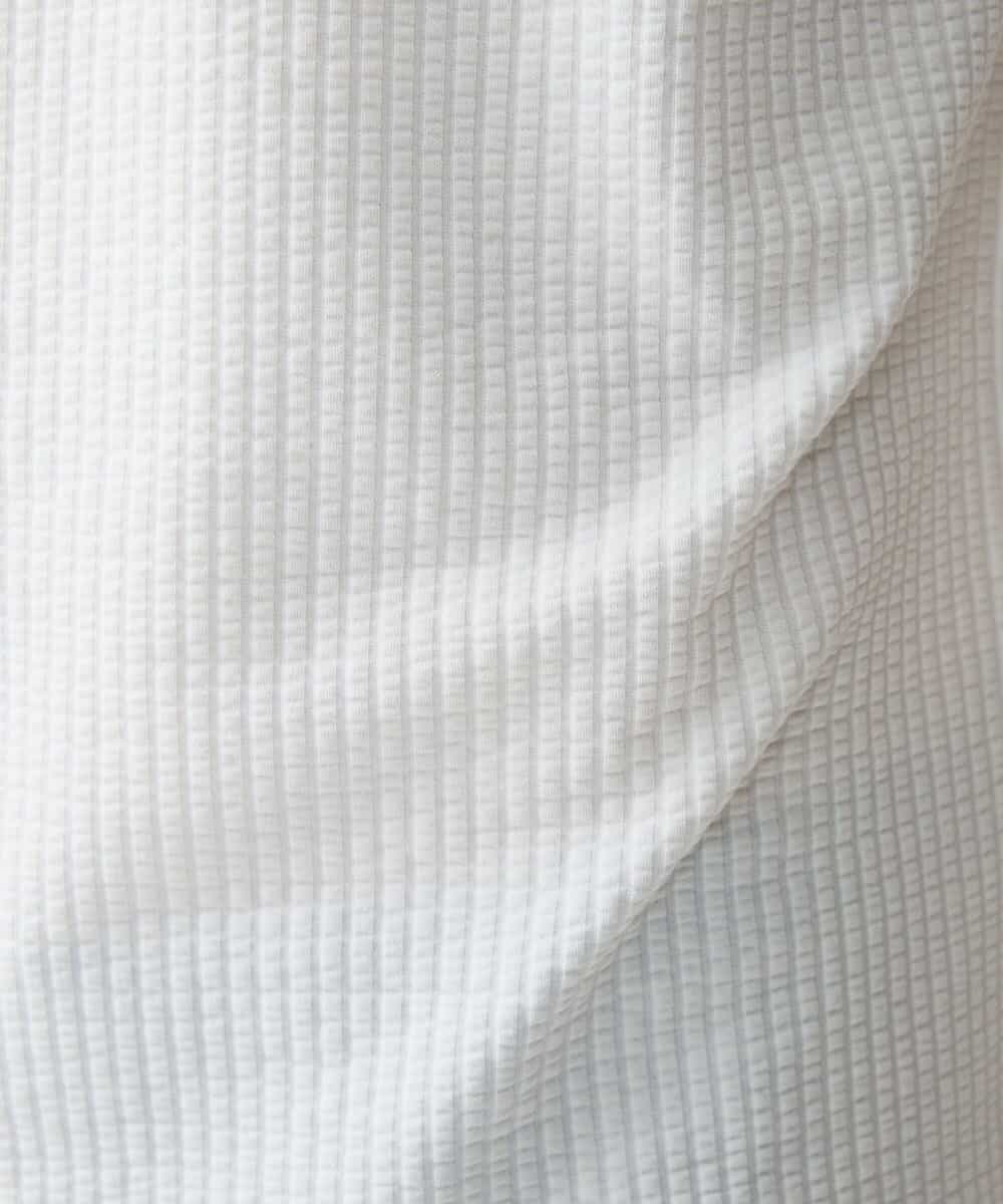 MKKHP65070 MK MICHEL KLEIN HOMME(MKミッシェルクランオム) ドライサッカーポロシャツ ホワイト