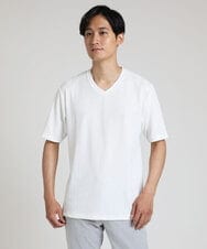 MKKHS54059 MK MICHEL KLEIN HOMME(MKミッシェルクランオム) カットソー / ワイドピッチテレコ　 ホワイト(90)