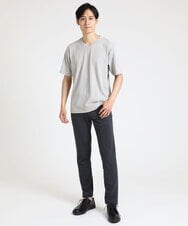 MKKHS54059 MK MICHEL KLEIN HOMME(MKミッシェルクランオム) カットソー / ワイドピッチテレコ　 ダークグレー(93)