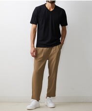 MKKHS54059 MK MICHEL KLEIN HOMME(MKミッシェルクランオム) カットソー / ワイドピッチテレコ　 ブラック(94)