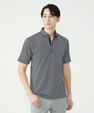 MKKHS58090 MK MICHEL KLEIN HOMME(MKミッシェルクランオム) ポロシャツ / サッカーストライプジャージ ネイビー(57)