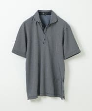 MKKHS58090 MK MICHEL KLEIN HOMME(MKミッシェルクランオム) ポロシャツ / サッカーストライプジャージ ネイビー(57)