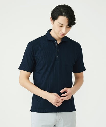 MKKHS58090 MK MICHEL KLEIN HOMME ポロシャツ / サッカーストライプジャージ