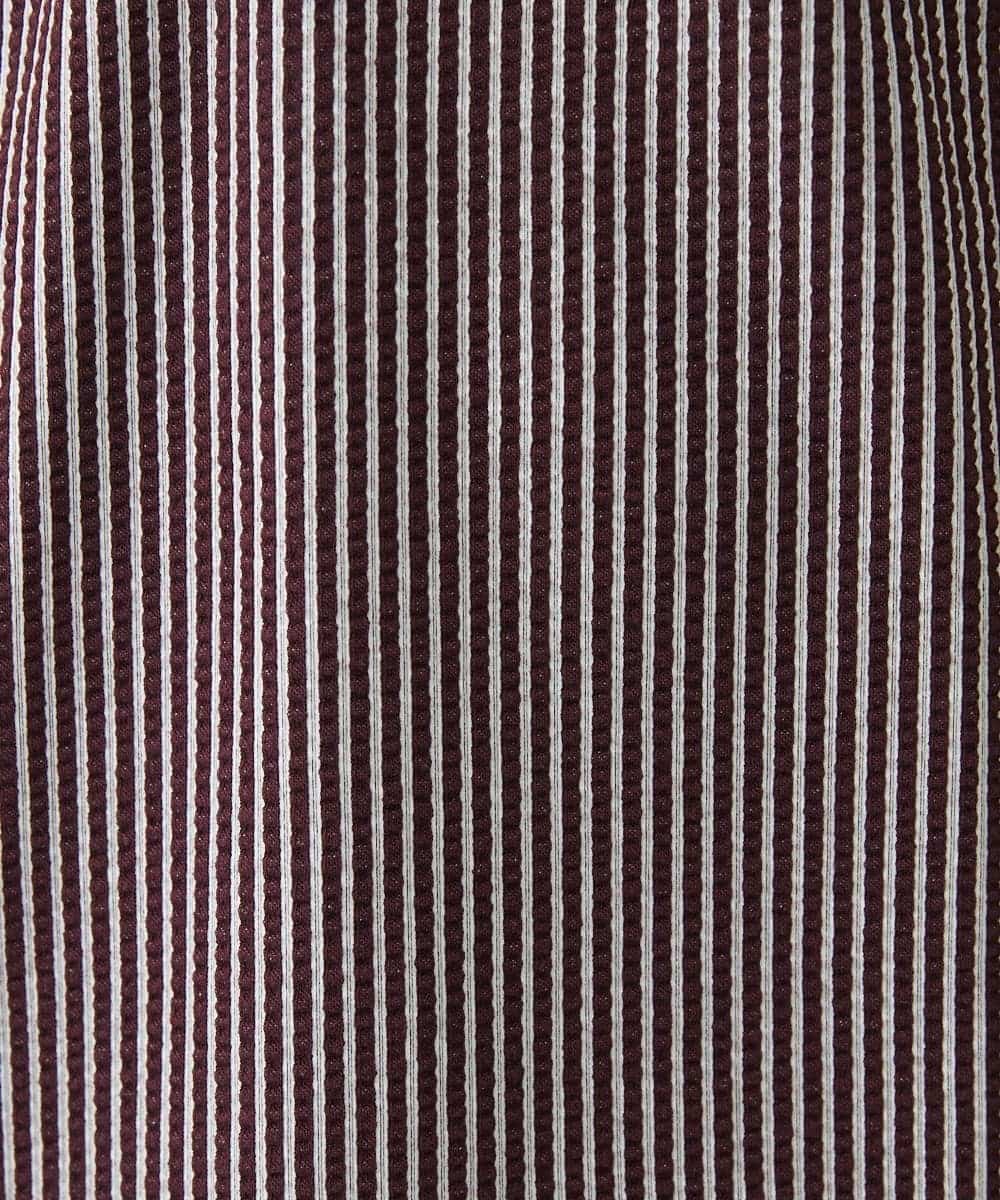 MKKHS58090 MK MICHEL KLEIN HOMME(MKミッシェルクランオム) ポロシャツ / サッカーストライプジャージ パープル(77)
