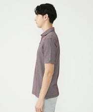 MKKHS58090 MK MICHEL KLEIN HOMME(MKミッシェルクランオム) ポロシャツ / サッカーストライプジャージ パープル(77)