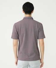 MKKHS58090 MK MICHEL KLEIN HOMME(MKミッシェルクランオム) ポロシャツ / サッカーストライプジャージ パープル(77)