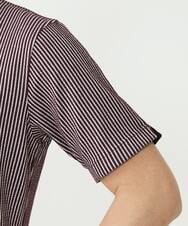 MKKHS58090 MK MICHEL KLEIN HOMME(MKミッシェルクランオム) ポロシャツ / サッカーストライプジャージ パープル(77)