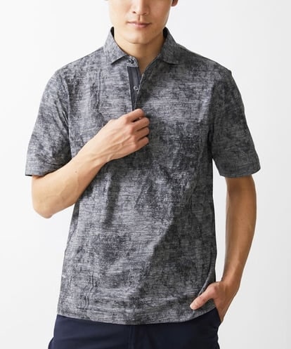 MKKHV68120 MK MICHEL KLEIN HOMME 【ON/OFF対応】BREATH MESH ポロシャツ