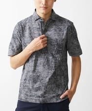 MKKHV68120 MK MICHEL KLEIN HOMME(MKミッシェルクランオム) 【ON/OFF対応】BREATH MESH ポロシャツ グレー