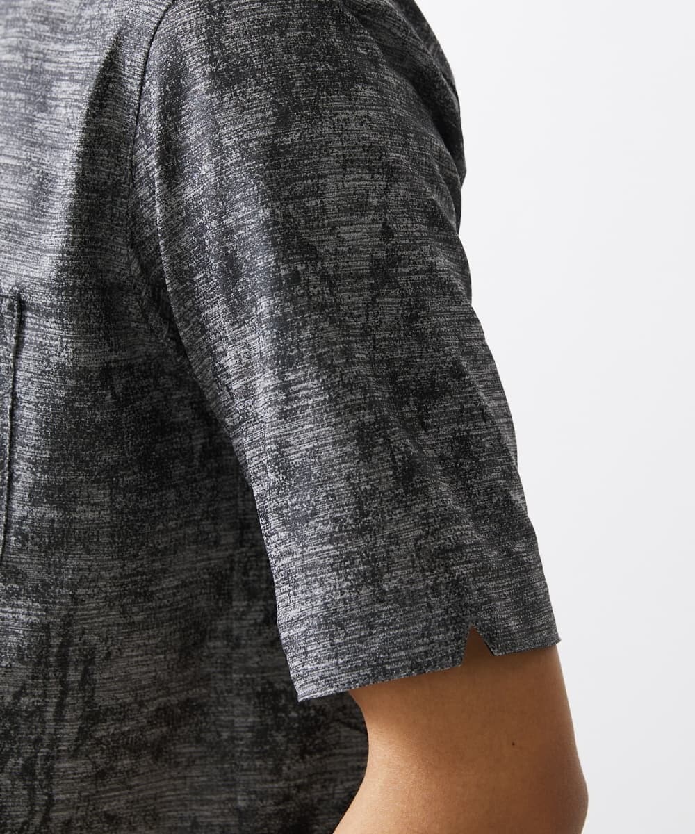 MKKHV68120 MK MICHEL KLEIN HOMME(MKミッシェルクランオム) 【ON/OFF対応】BREATH MESH ポロシャツ グレー