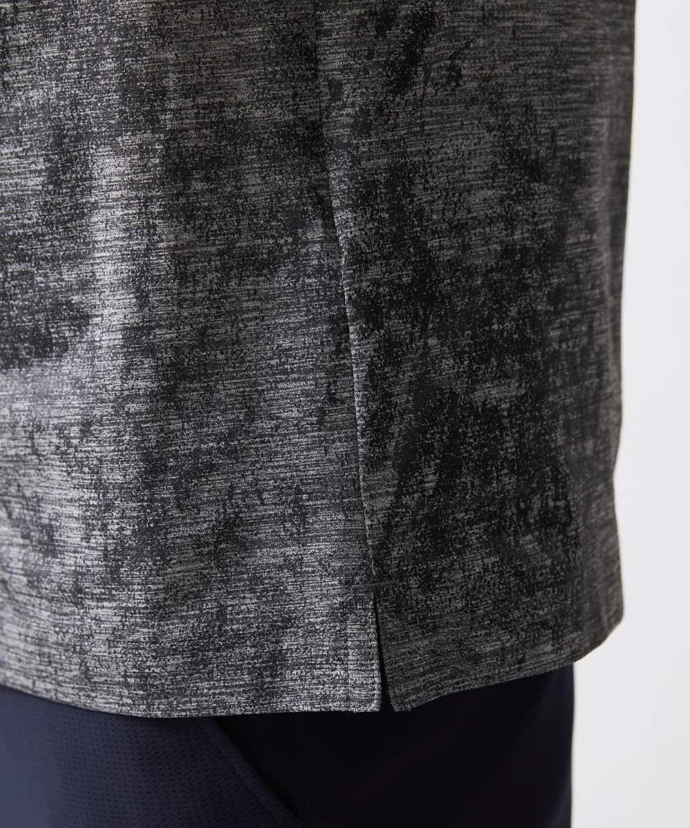 MKKHV68120 MK MICHEL KLEIN HOMME(MKミッシェルクランオム) 【ON/OFF対応】BREATH MESH ポロシャツ グレー