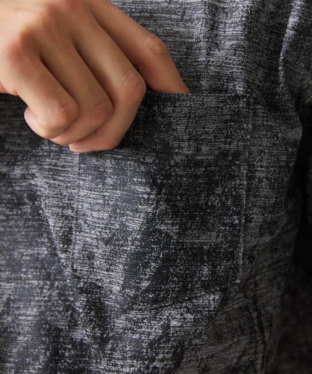 MKKHV68120 MK MICHEL KLEIN HOMME(MKミッシェルクランオム) 【ON/OFF対応】BREATH MESH ポロシャツ グレー