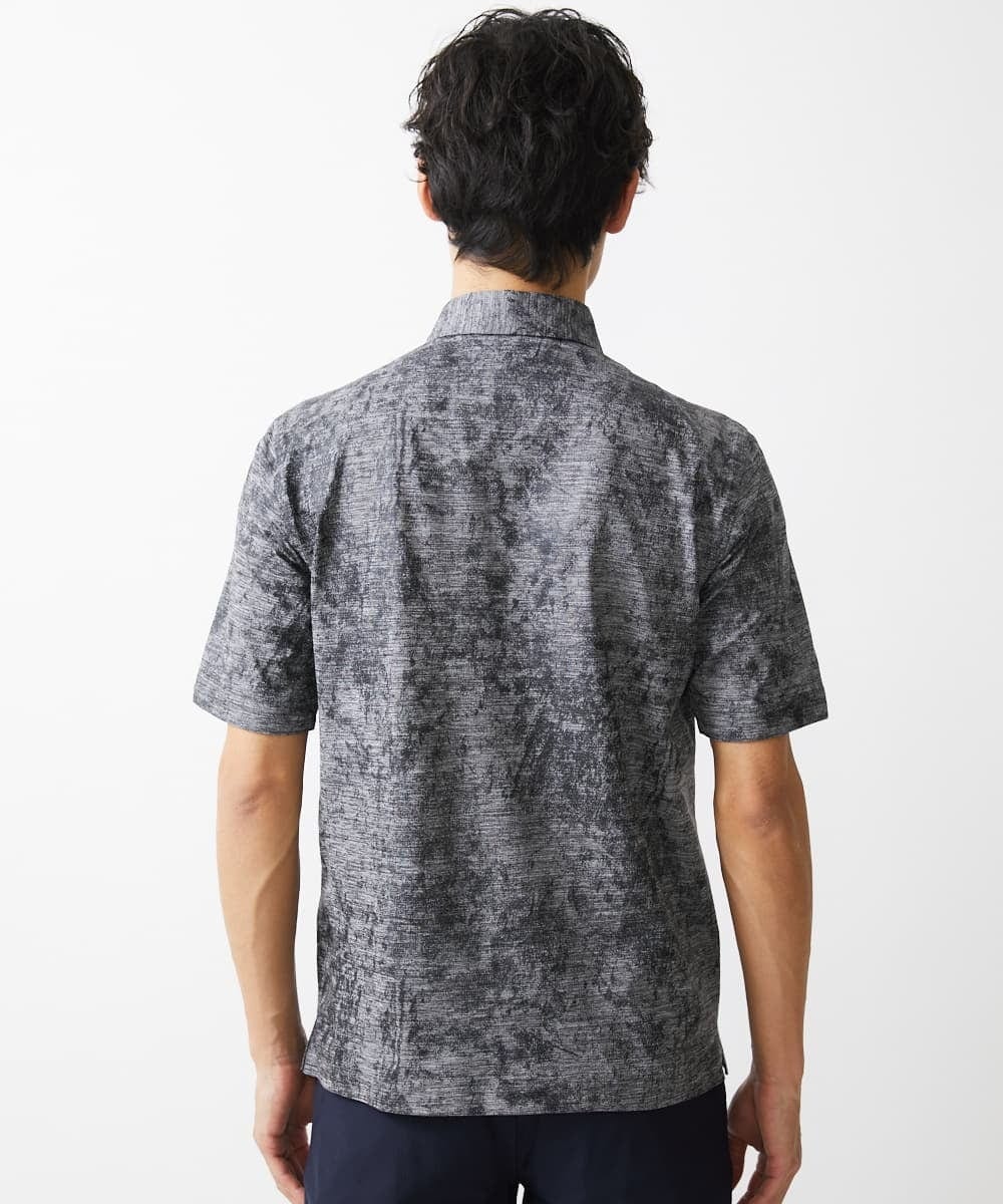 MKKHV68120 MK MICHEL KLEIN HOMME(MKミッシェルクランオム) 【ON/OFF対応】BREATH MESH ポロシャツ グレー