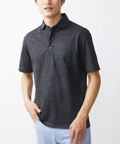 MKKHV68120 MK MICHEL KLEIN HOMME 【ON/OFF対応】BREATH MESH ポロシャツ