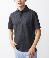 MKKHV68120 MK MICHEL KLEIN HOMME(MKミッシェルクランオム) 【ON/OFF対応】BREATH MESH ポロシャツ ダークグレー