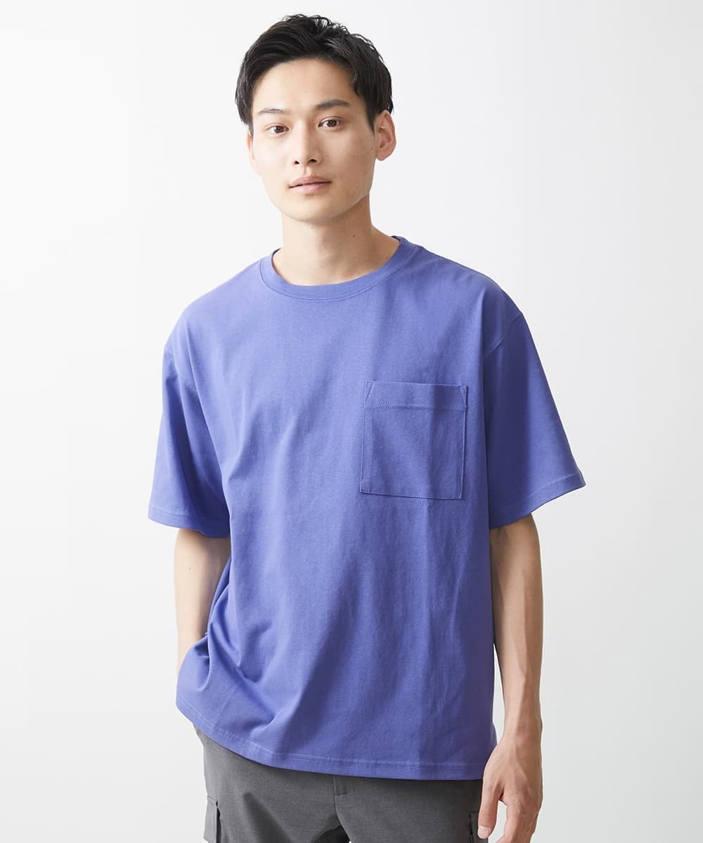 MKKHX40059 MK MICHEL KLEIN HOMME(MKミッシェルクランオム) 【WEB限定】WETPROTECTカットソー パープル