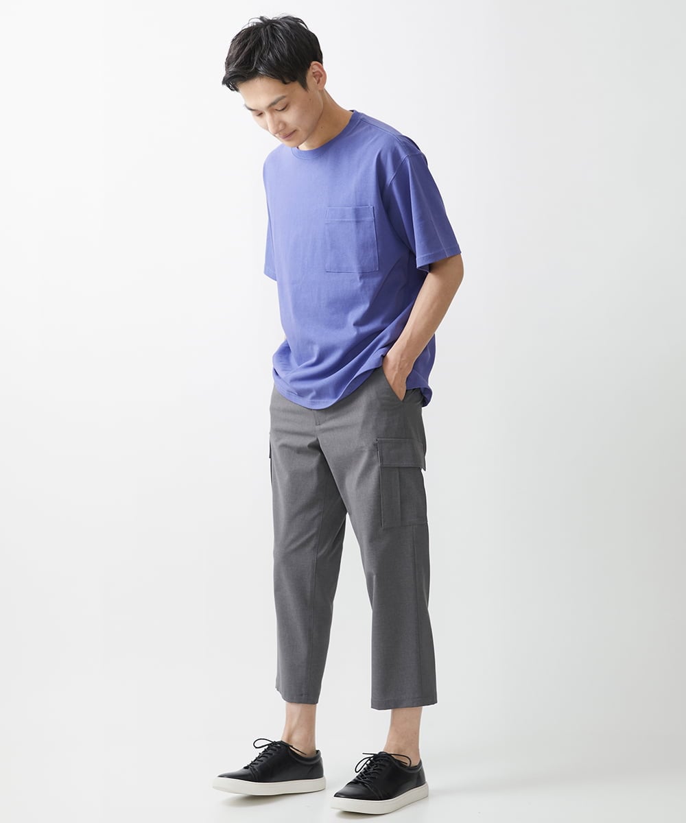 MKKHX40059 MK MICHEL KLEIN HOMME(MKミッシェルクランオム) 【WEB限定】WETPROTECTカットソー パープル