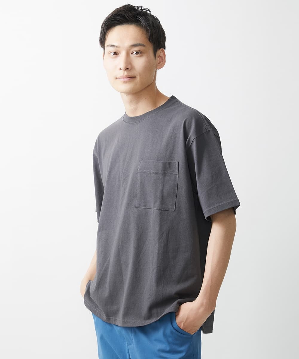 MKKHX40059 MK MICHEL KLEIN HOMME(MKミッシェルクランオム) 【WEB限定】WETPROTECTカットソー ダークグレー