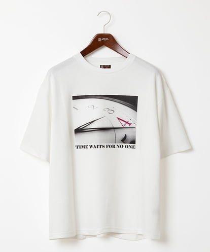 MKKHX77063 MK MICHEL KLEIN HOMME Tシャツ/ダンボールニットタイムプリント