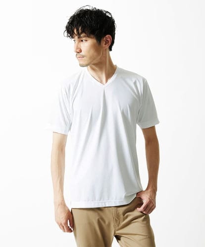 MKKIA31050 MK MICHEL KLEIN HOMME 【接触冷感】ブレードジャガードカットソー
