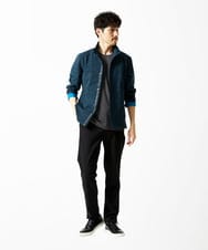 MKKIA32050 MK MICHEL KLEIN HOMME(MKミッシェルクランオム) 【接触冷感】ティサ―ジュジャガードカットソー ダークグレー
