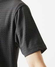 MKKIA32050 MK MICHEL KLEIN HOMME(MKミッシェルクランオム) 【接触冷感】ティサ―ジュジャガードカットソー ダークグレー