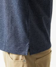 MKKIA53110 MK MICHEL KLEIN HOMME(MKミッシェルクランオム) ブラックストライプカラーポロシャツ ネイビー