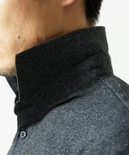MKKIA53110 MK MICHEL KLEIN HOMME(MKミッシェルクランオム) ブラックストライプカラーポロシャツ ブラック