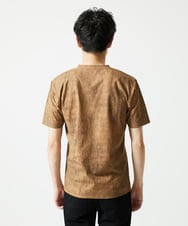 MKKIC01055 MK MICHEL KLEIN HOMME(MKミッシェルクランオム) 【洗える】ジャガードカットソー ベージュ