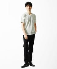 MKKIC01055 MK MICHEL KLEIN HOMME(MKミッシェルクランオム) 【洗える】ジャガードカットソー ホワイト