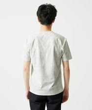 MKKIC01055 MK MICHEL KLEIN HOMME(MKミッシェルクランオム) 【洗える】ジャガードカットソー ホワイト