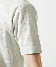 MKKIC01055 MK MICHEL KLEIN HOMME(MKミッシェルクランオム) 【洗える】ジャガードカットソー ホワイト
