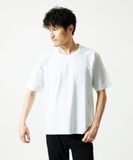MKKIC02069 MK MICHEL KLEIN HOMME(MKミッシェルクランオム) 【洗える】ドッキングデザインカットソー ホワイト