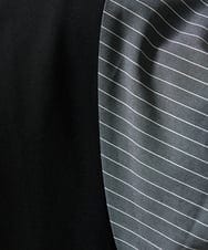MKKIC02069 MK MICHEL KLEIN HOMME(MKミッシェルクランオム) 【洗える】ドッキングデザインカットソー ブラック