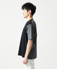 MKKIC02069 MK MICHEL KLEIN HOMME(MKミッシェルクランオム) 【洗える】ドッキングデザインカットソー ブラック