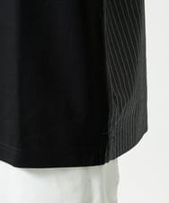 MKKIC02069 MK MICHEL KLEIN HOMME(MKミッシェルクランオム) 【洗える】ドッキングデザインカットソー ブラック