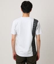 MKKIC05069 MK MICHEL KLEIN HOMME(MKミッシェルクランオム) サイドデザイン切替えカットソー ホワイト