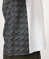 MKKIC05069 MK MICHEL KLEIN HOMME(MKミッシェルクランオム) サイドデザイン切替えカットソー ホワイト