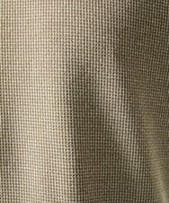 MKKIC18059 MK MICHEL KLEIN HOMME(MKミッシェルクランオム) 【洗える】ワッフルカットソー カーキ