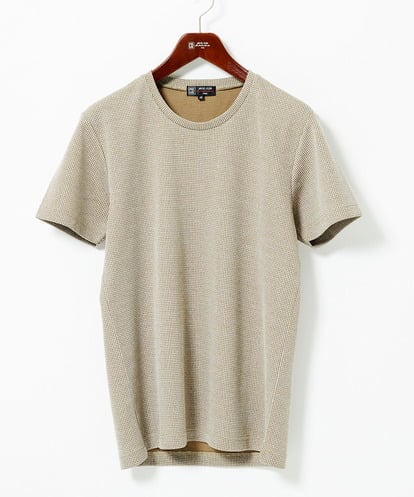 MKKIC18059 MK MICHEL KLEIN HOMME 【洗える】ワッフルカットソー