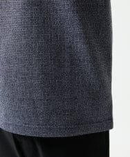 MKKIC18059 MK MICHEL KLEIN HOMME(MKミッシェルクランオム) 【洗える】ワッフルカットソー ネイビー