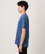 MKKIC19059 MK MICHEL KLEIN HOMME(MKミッシェルクランオム) メランジ調クルーネックTシャツ ブルー