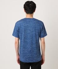 MKKIC19059 MK MICHEL KLEIN HOMME(MKミッシェルクランオム) メランジ調クルーネックTシャツ ブルー