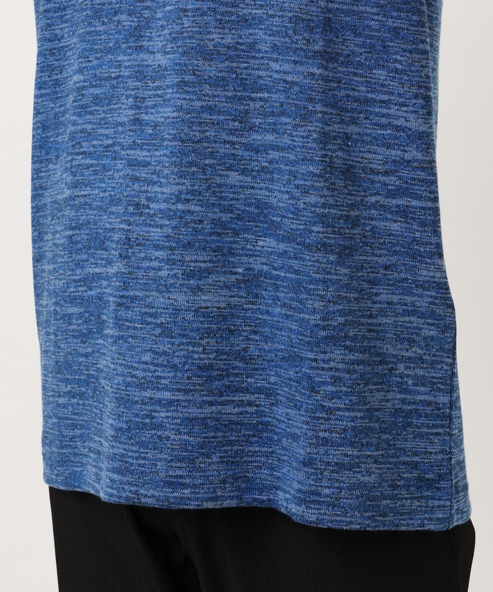 MKKIC19059 MK MICHEL KLEIN HOMME(MKミッシェルクランオム) メランジ調クルーネックTシャツ ブルー
