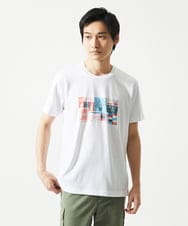 MKKIC26069 MK MICHEL KLEIN HOMME(MKミッシェルクランオム) MOT8ｺﾗﾎﾞｻｰﾌﾌﾟﾘﾝﾄ アイボリー