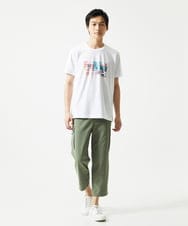MKKIC26069 MK MICHEL KLEIN HOMME(MKミッシェルクランオム) MOT8ｺﾗﾎﾞｻｰﾌﾌﾟﾘﾝﾄ アイボリー