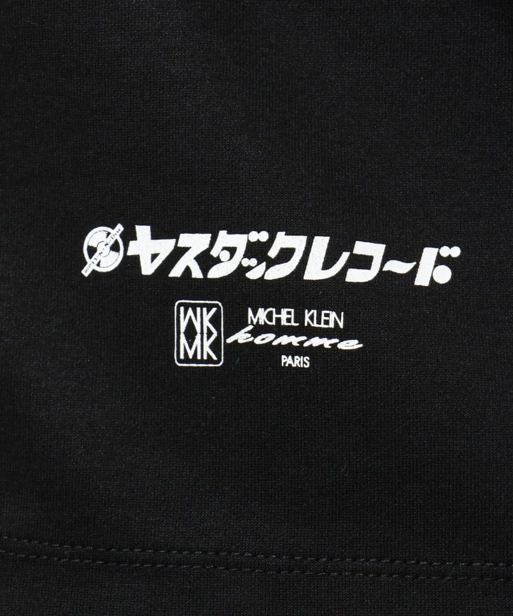 MKKIC27069 MK MICHEL KLEIN HOMME(MKミッシェルクランオム) 【YASDAQコラボ】アートモチーフカットソー ブラック