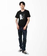 MKKIC27069 MK MICHEL KLEIN HOMME(MKミッシェルクランオム) 【YASDAQコラボ】アートモチーフカットソー ブラック